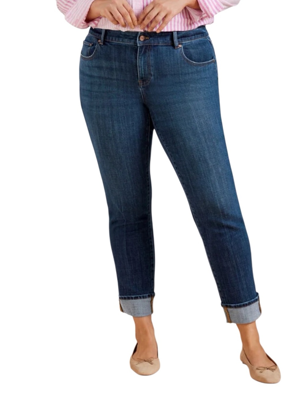 Talbots Women's Everyday Relaxed Jeans - Annika Wash (BB)